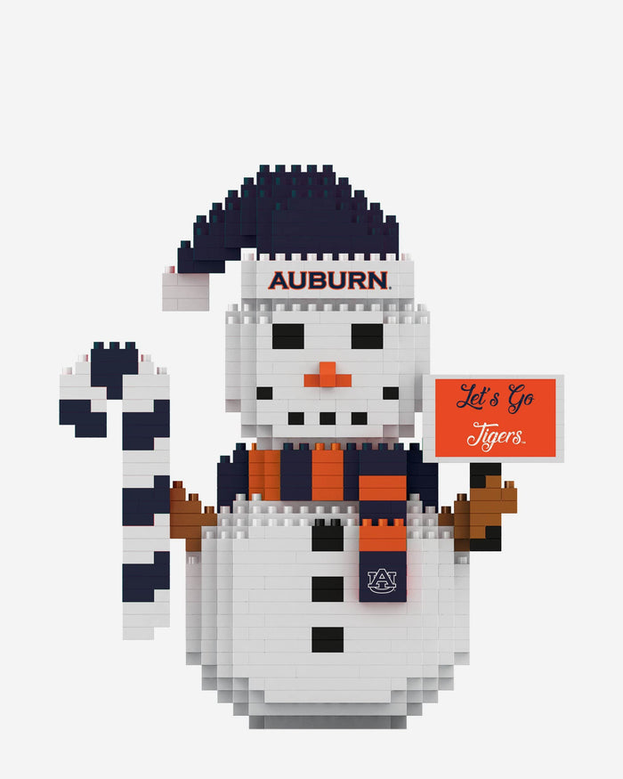Auburn Tigers BRXLZ Snowman FOCO - FOCO.com