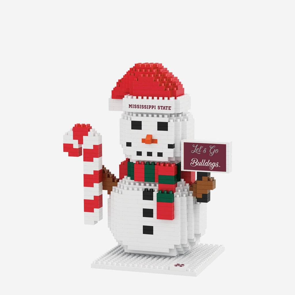Mississippi State Bulldogs BRXLZ Snowman FOCO - FOCO.com