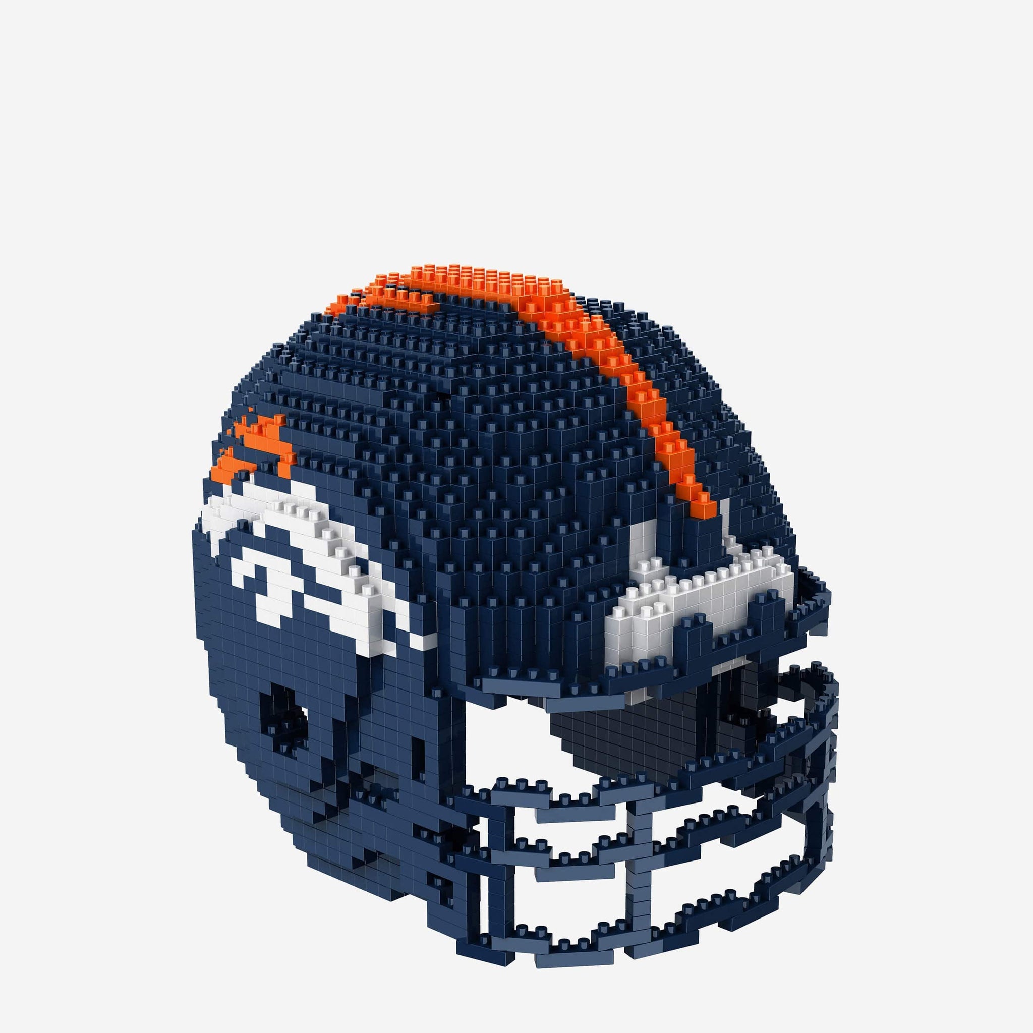 NFL デンバー・ブロンコス　ヘルメット Denver Broncos FOCO NFL BRXLZ Team Helmet 3-D Construction Block
