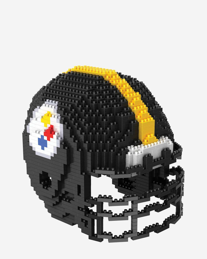 foco brxlz football helmet piece placement Pittsburgh Steelers BRXLZ Mini Helmet FOCO