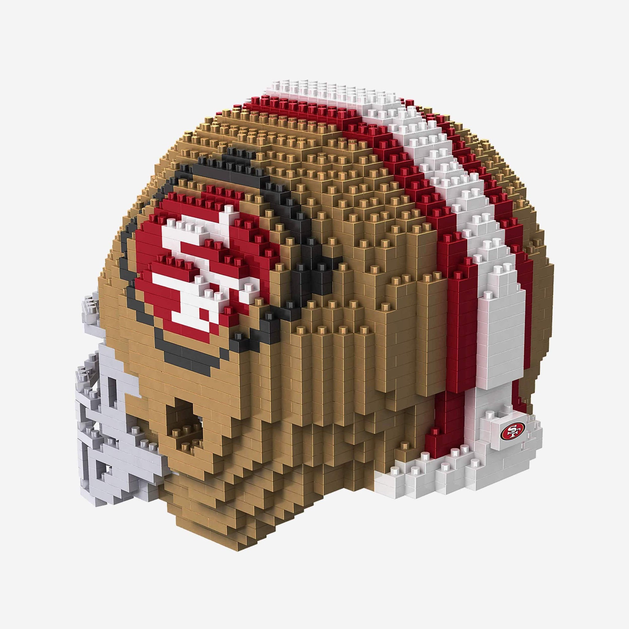 49ers lego helmet