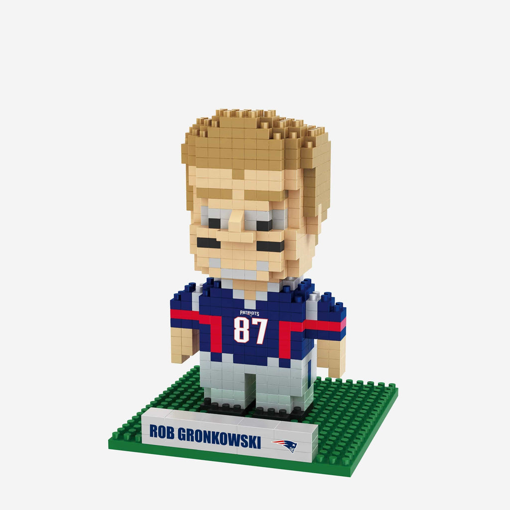 Rob Gronkowski New England Patriots BRXLZ Mini Player FOCO - FOCO.com