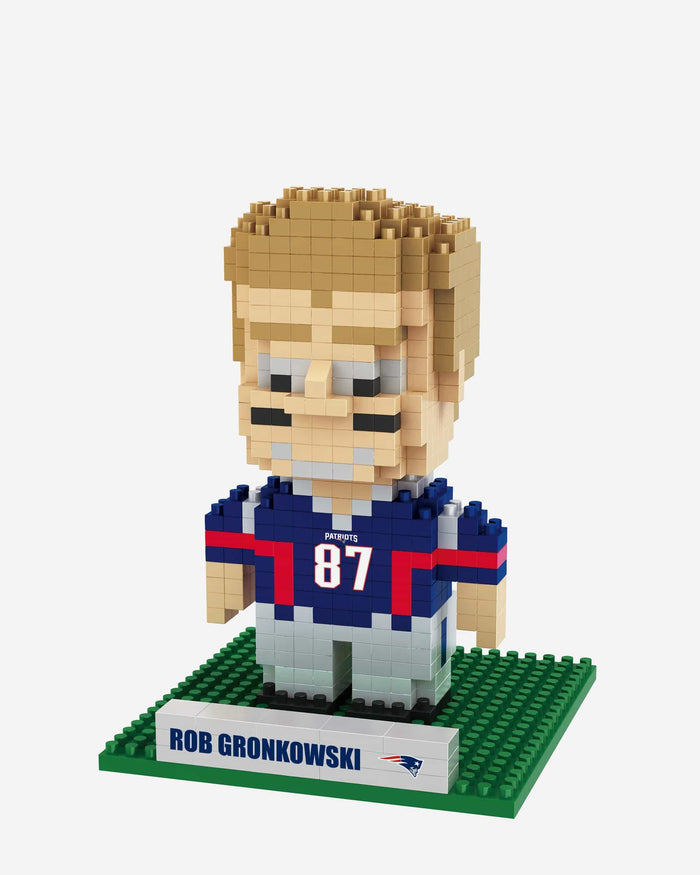 Rob Gronkowski New England Patriots BRXLZ Mini Player FOCO - FOCO.com