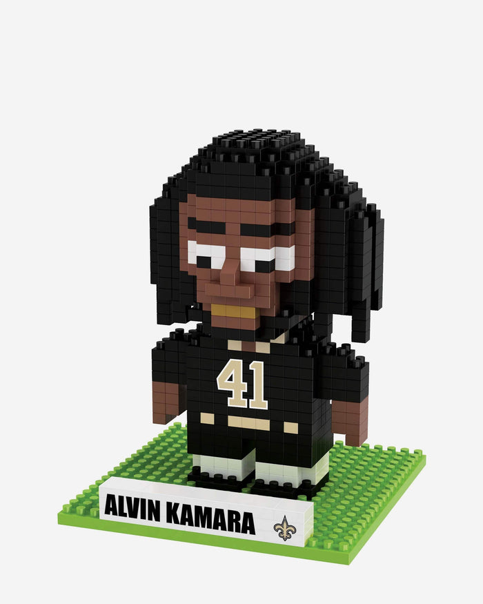 Alvin Kamara New Orleans Saints BRXLZ Mini Player FOCO - FOCO.com
