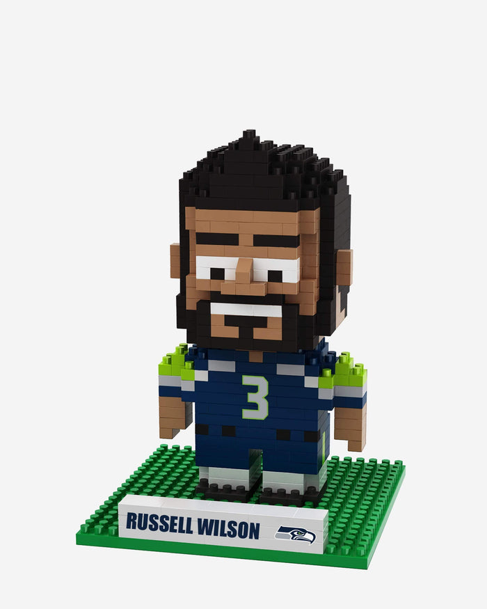 Russell Wilson Seattle Seahawks BRXLZ Mini Player FOCO - FOCO.com