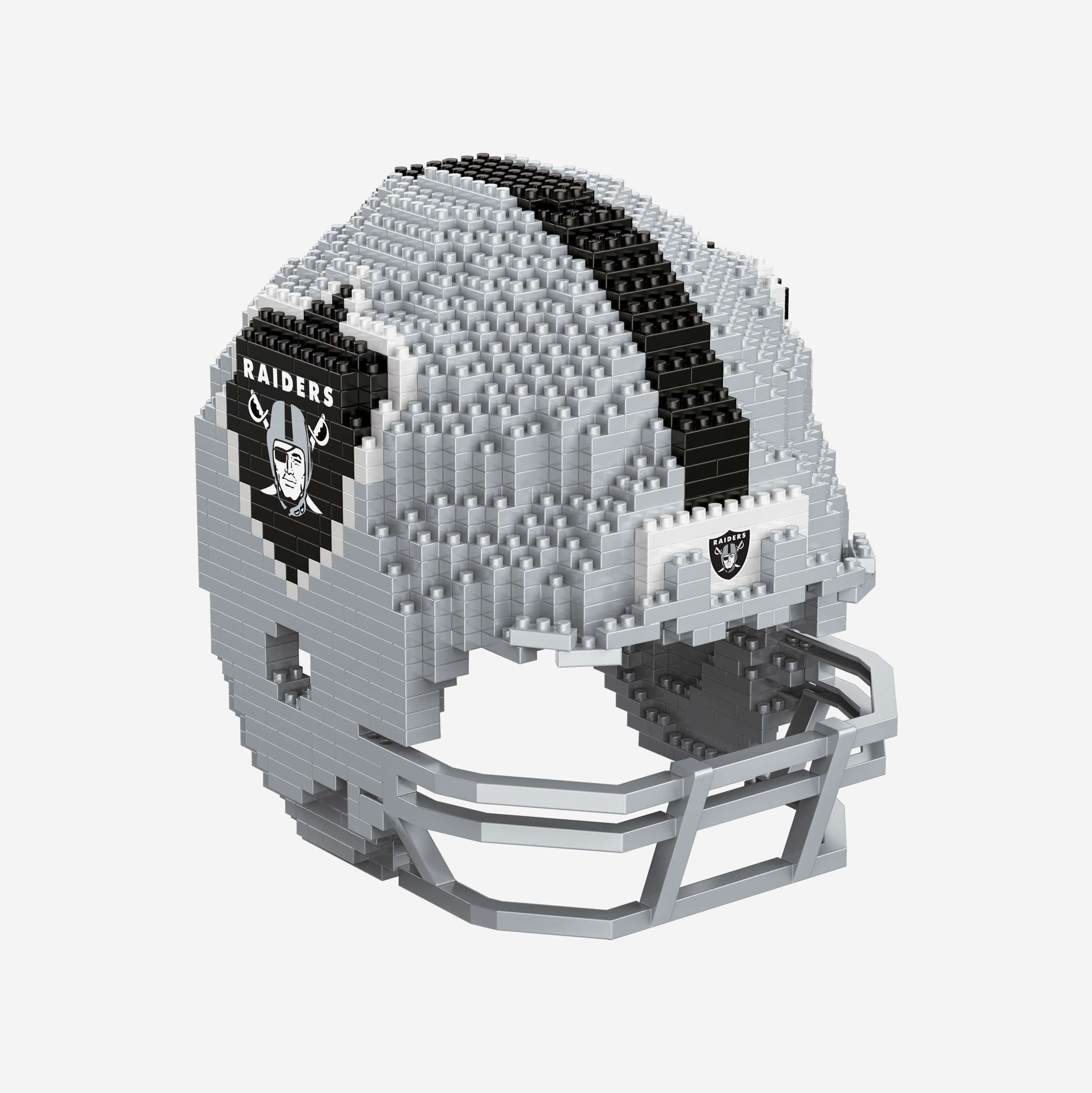 Las Vegas Raiders Replica BRXLZ Mini Helmet FOCO Las Vegas Raiders Replica BRXLZ Mini Helmet FOCO