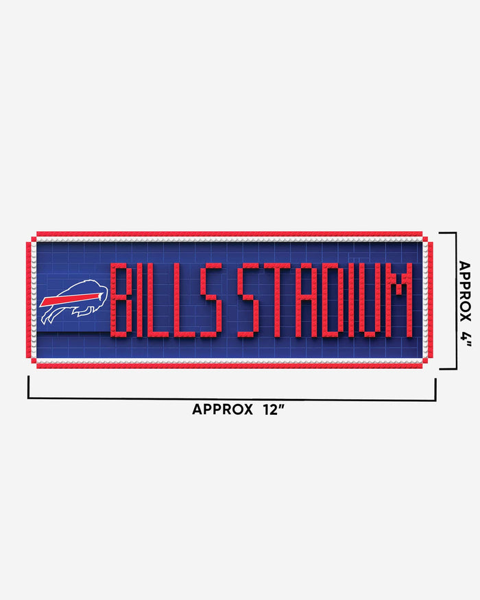 Buffalo Bills BRXLZ Stadium Street Sign FOCO - FOCO.com