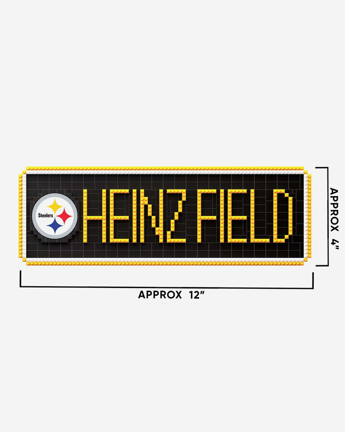 Pittsburgh Steelers BRXLZ Stadium Street Sign FOCO - FOCO.com