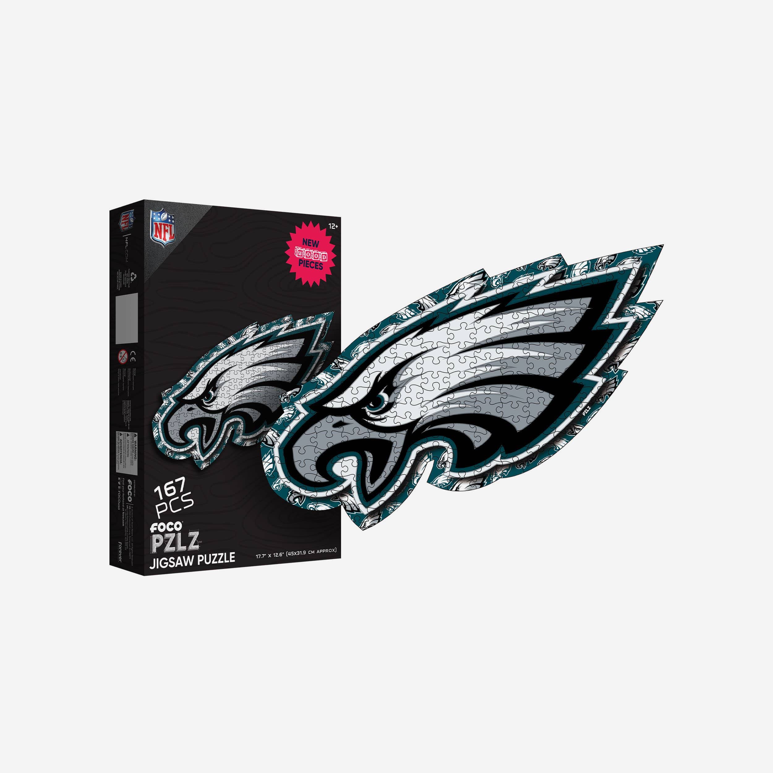 Philadelphia Eagles Logo Wood Jigsaw Puzzle PZLZ FOCO Philadelphia Eagles Logo Wood Jigsaw Puzzle PZLZ FOCO