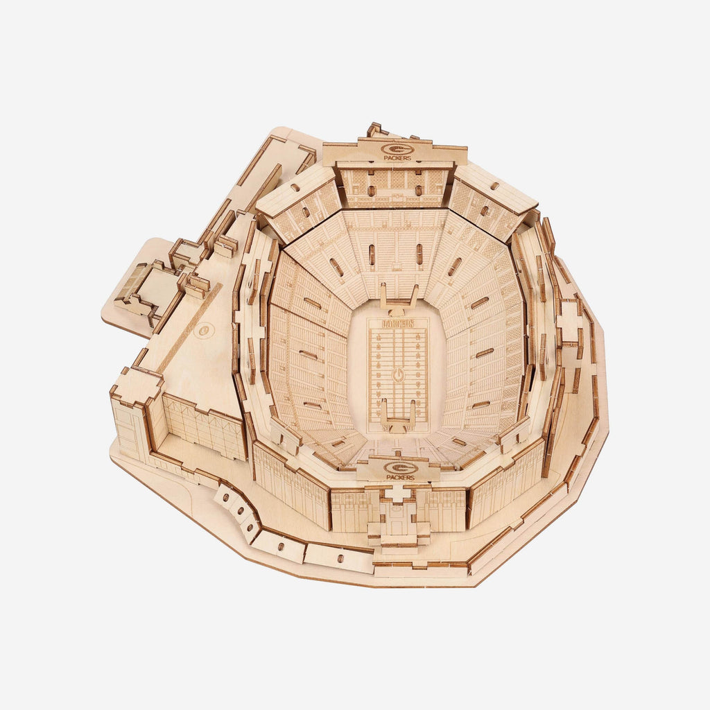 Green Bay Packers Lambeau Field Wood PZLZ Stadium FOCO - FOCO.com