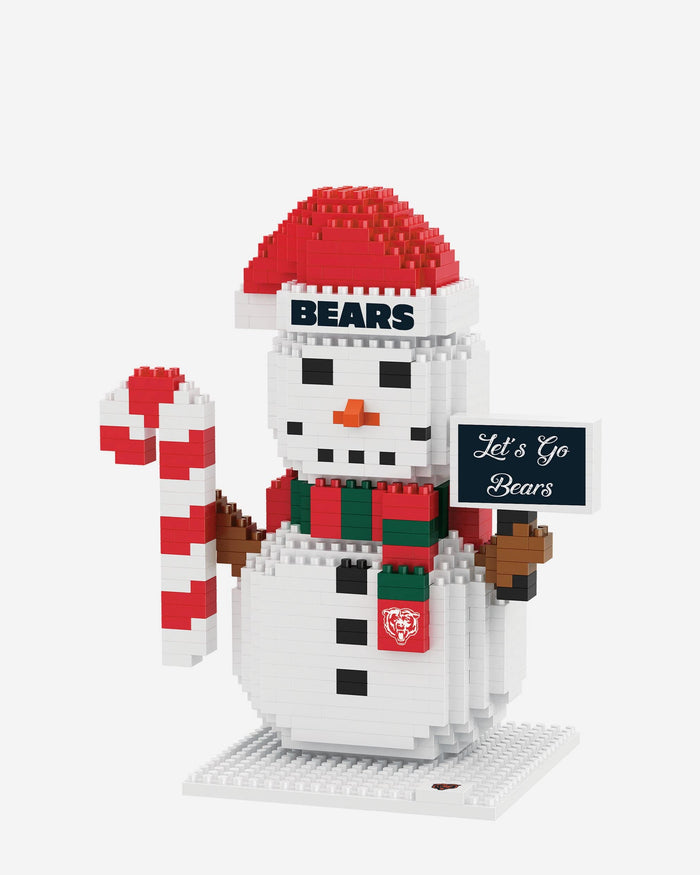 Chicago Bears BRXLZ Snowman FOCO - FOCO.com