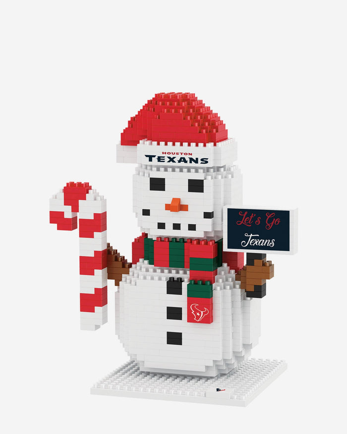 Houston Texans BRXLZ Snowman FOCO - FOCO.com