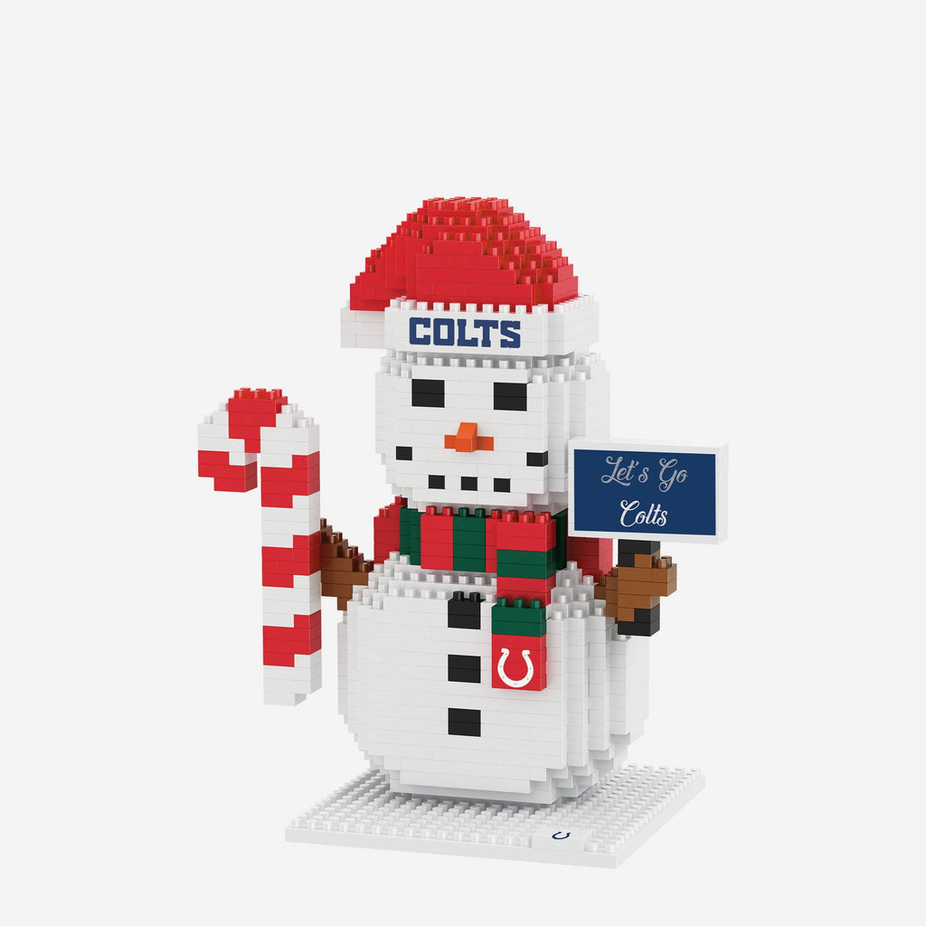 Indianapolis Colts BRXLZ Snowman FOCO - FOCO.com