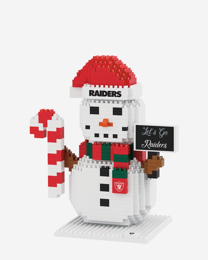 Las Vegas Raiders BRXLZ Snowman FOCO - FOCO.com