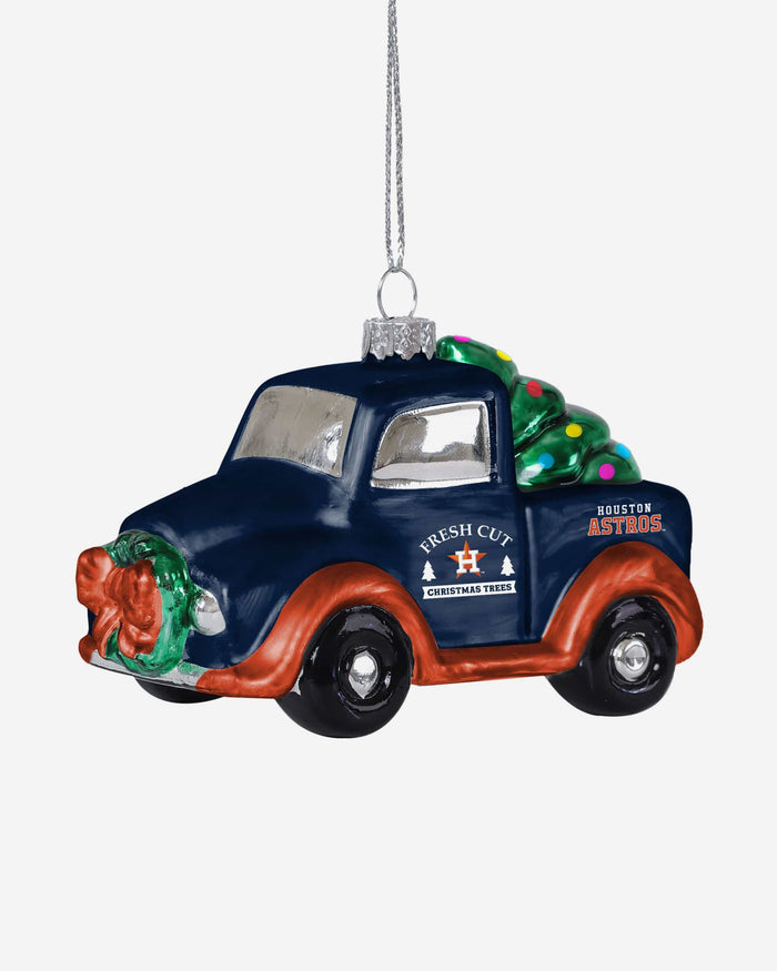 Houston Astros Blown Glass Truck Ornament FOCO - FOCO.com