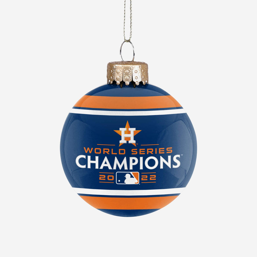Houston Astros 2022 World Series Champions Glass Ball Ornament FOCO - FOCO.com
