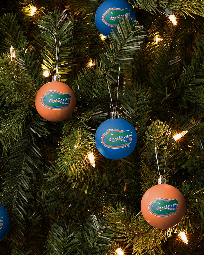 Florida Gators 12 Pack Ball Ornament Set FOCO - FOCO.com