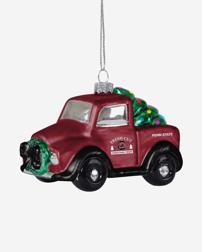 South Carolina Gamecocks Blown Glass Truck Ornament FOCO - FOCO.com