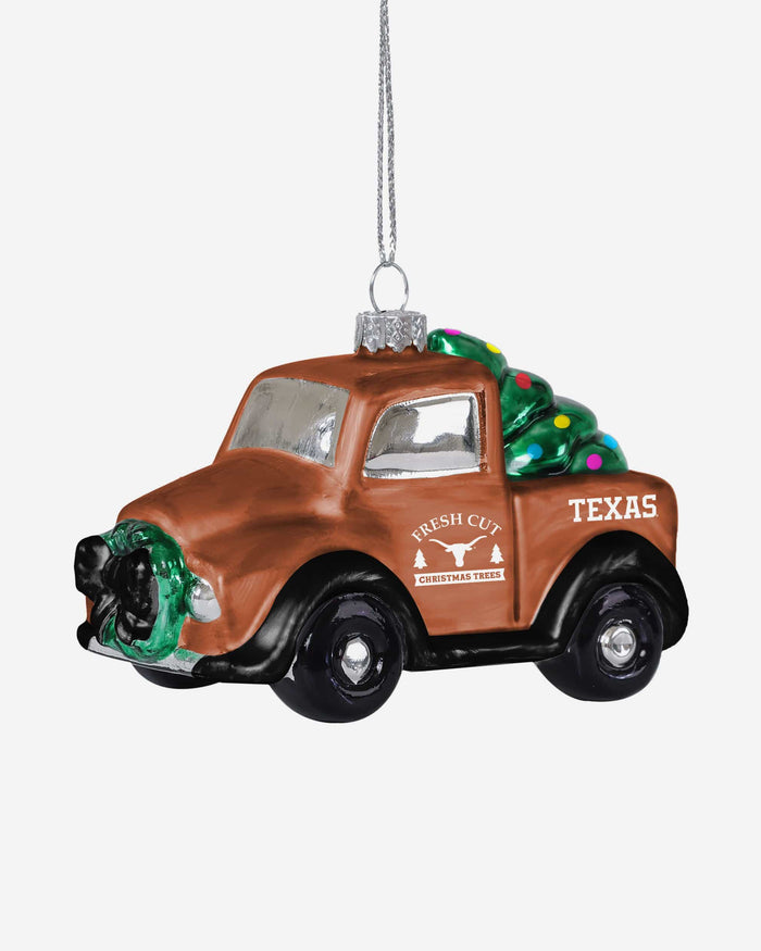 Texas Longhorns Blown Glass Truck Ornament FOCO - FOCO.com