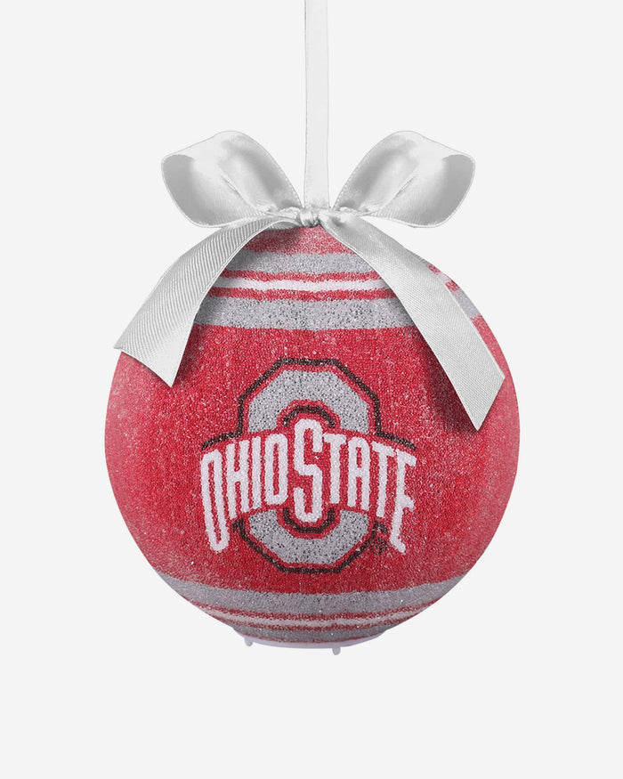 Ohio State Buckeyes LED Shatterproof Ball Ornament FOCO - FOCO.com