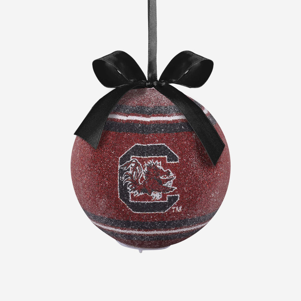 South Carolina Gamecocks LED Shatterproof Ball Ornament FOCO - FOCO.com
