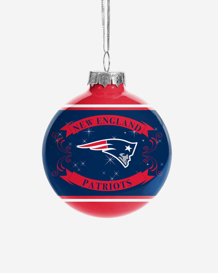 New England Patriots 2 Pack Ball Ornament Set FOCO - FOCO.com
