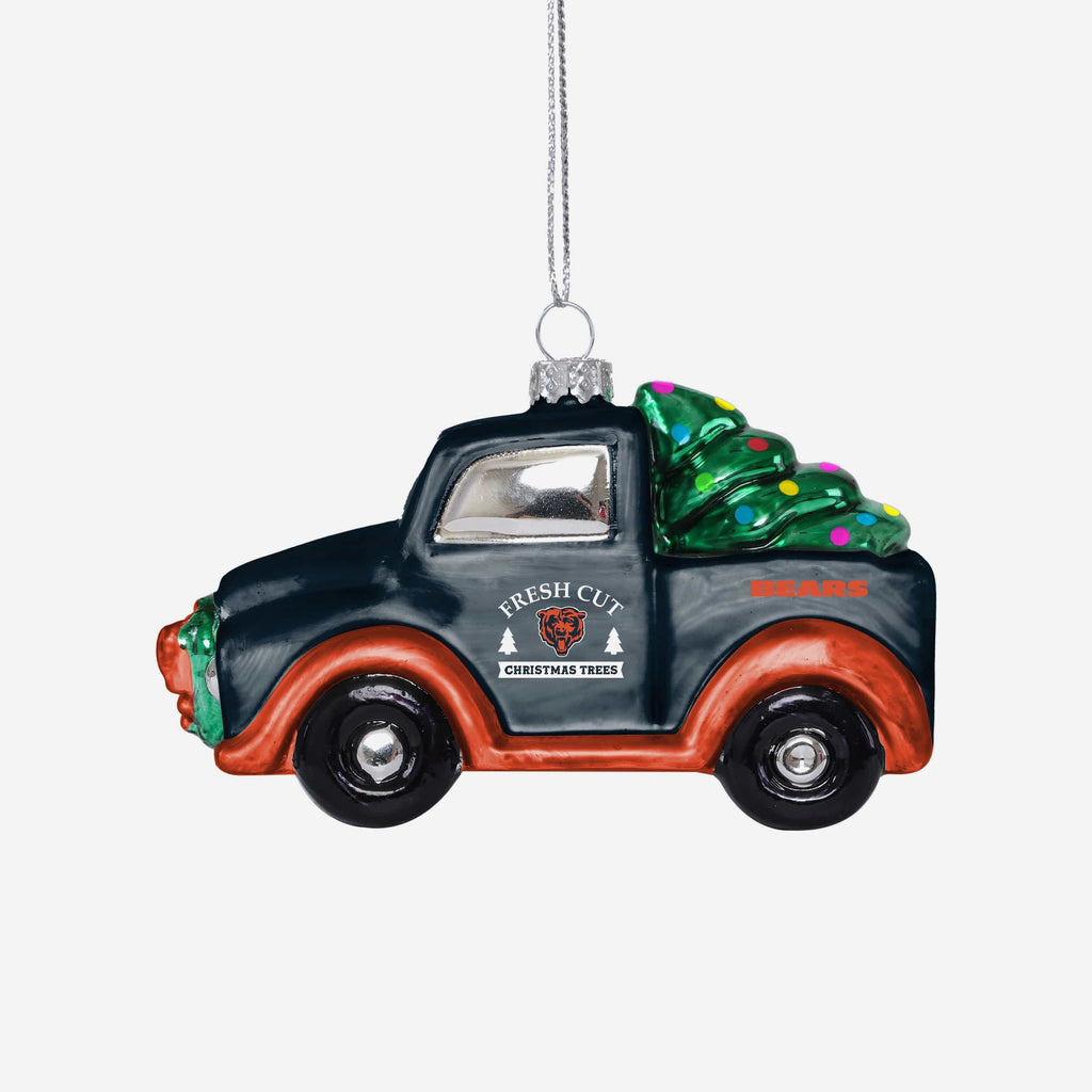 Chicago Bears Blown Glass Truck Ornament FOCO - FOCO.com