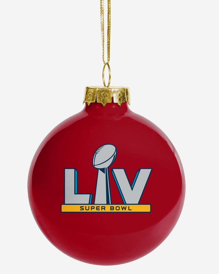 Tampa Bay Buccaneers Super Bowl LV Champions Glass Ball Champion Ornament FOCO - FOCO.com