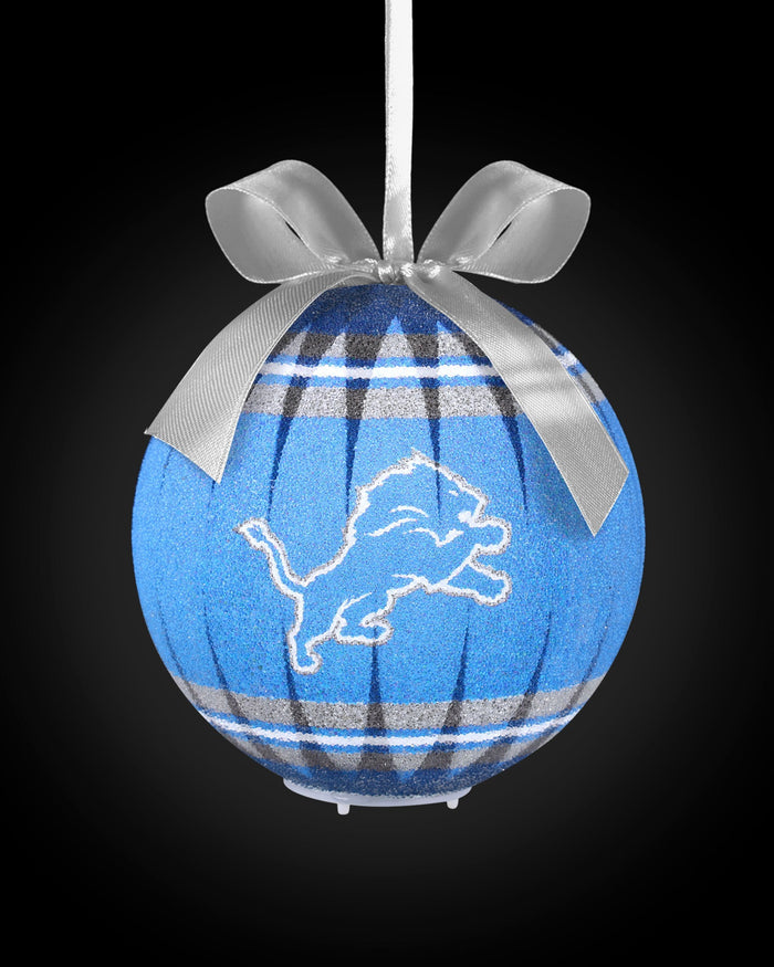 Detroit Lions LED Shatterproof Ball Ornament FOCO - FOCO.com
