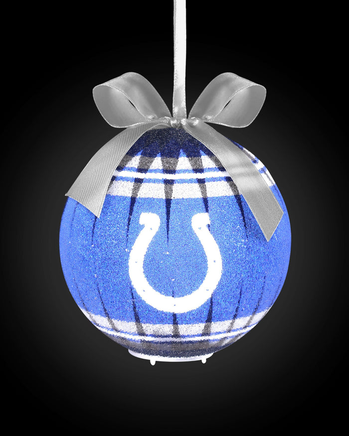 Indianapolis Colts LED Shatterproof Ball Ornament FOCO - FOCO.com