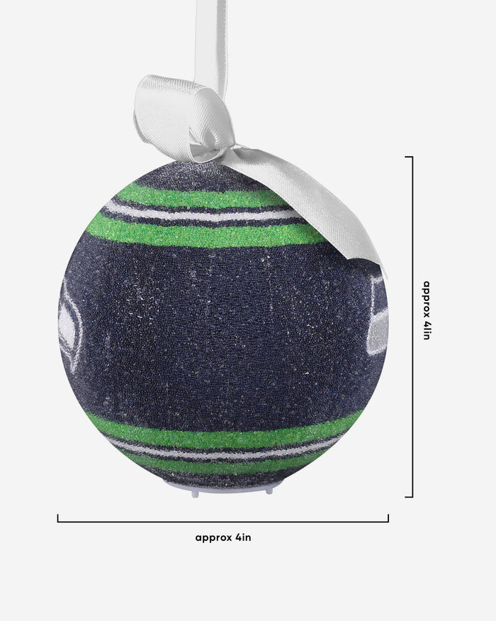 Seattle Seahawks LED Shatterproof Ball Ornament FOCO - FOCO.com