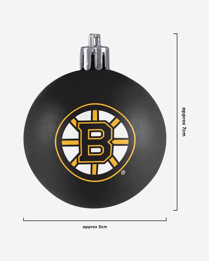 Boston Bruins 12 Pack Ball Ornament Set FOCO - FOCO.com