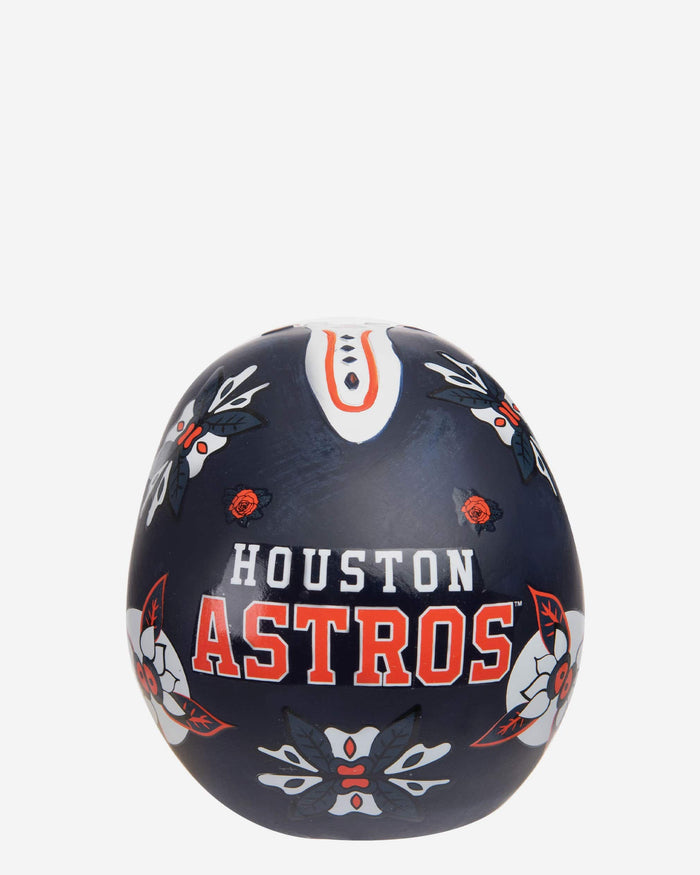 Houston Astros Day Of The Dead Skull Figurine FOCO