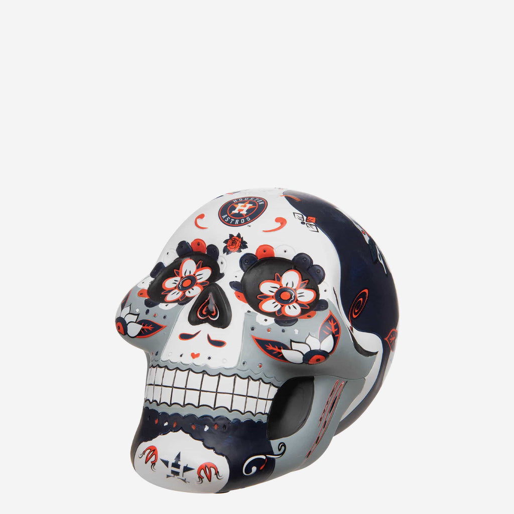 Houston Astros Day Of The Dead Skull Figurine FOCO - FOCO.com