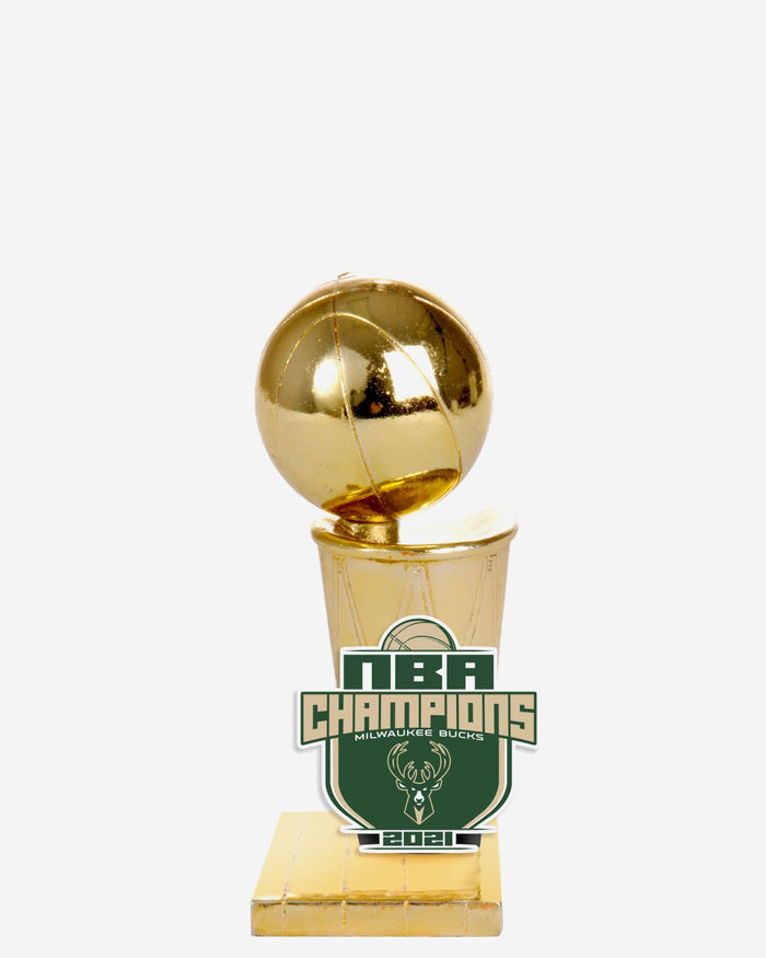 Milwaukee Bucks 2021 NBA Champions Trophy Paperweight FOCO - FOCO.com