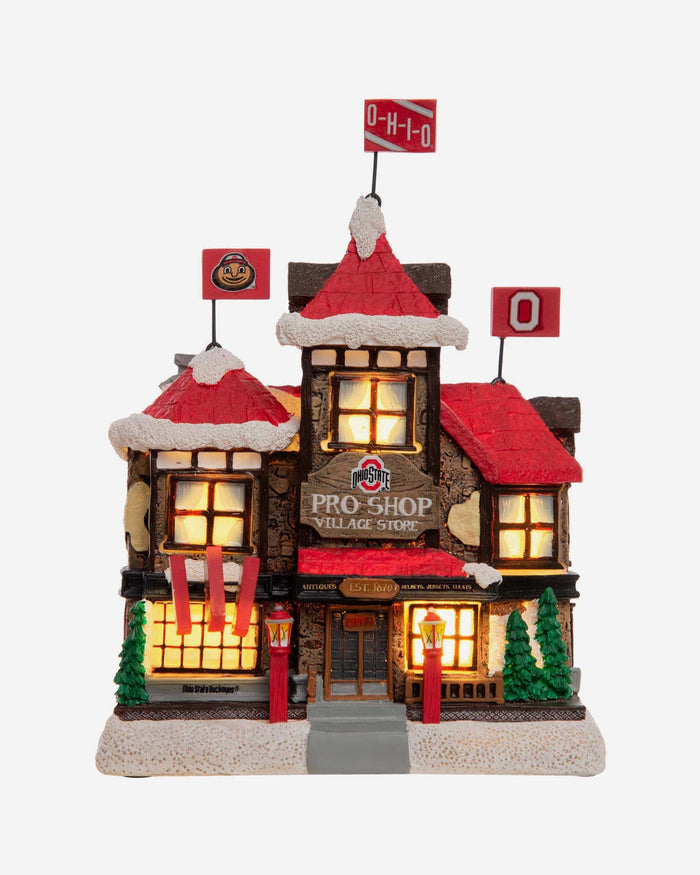 Ohio State Buckeyes Light Up Resin Team Village FOCO - FOCO.com