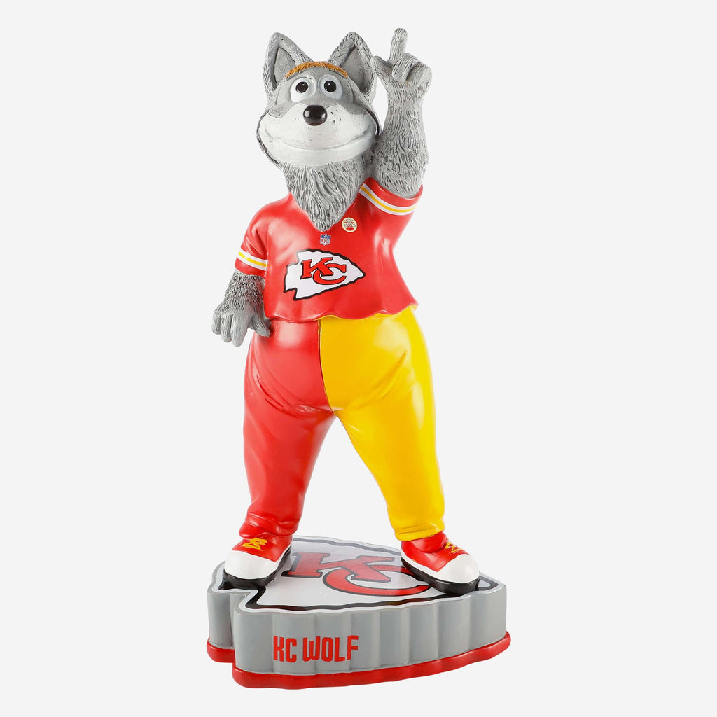KC Wolf Kansas City Chiefs Mascot Figurine FOCO - FOCO.com