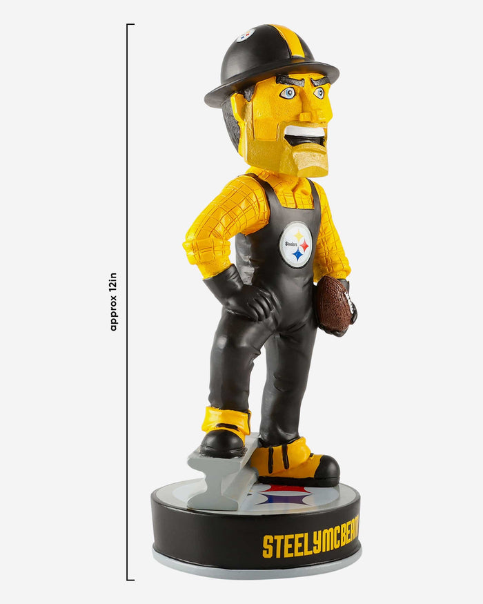 Steely McBeam Pittsburgh Steelers Mascot Figurine FOCO - FOCO.com