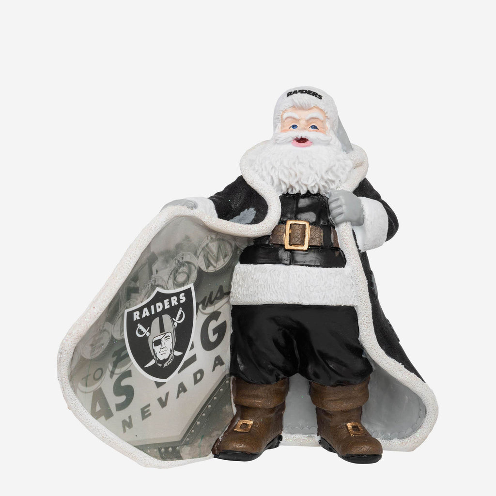 Las Vegas Raiders Santa Figure FOCO - FOCO.com