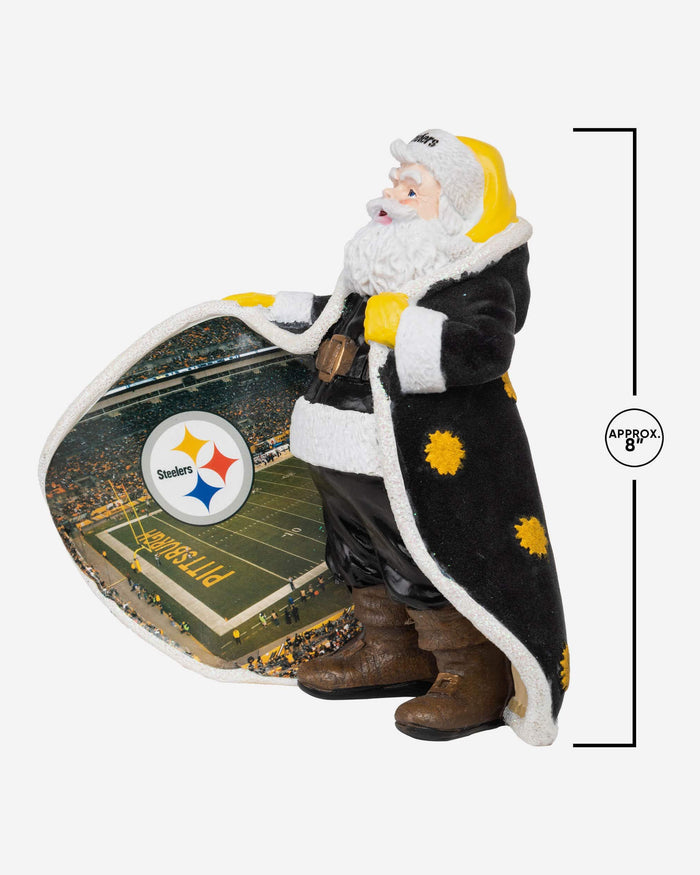 Pittsburgh Steelers Santa Figure FOCO - FOCO.com