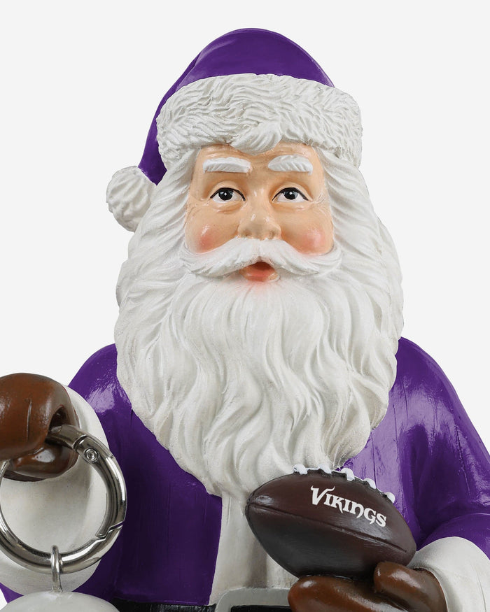 Minnesota Vikings Santa Figure With Light Up Lantern FOCO - FOCO.com