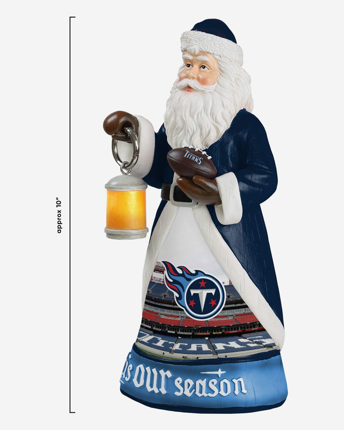 Tennessee Titans Santa Figure With Light Up Lantern FOCO - FOCO.com