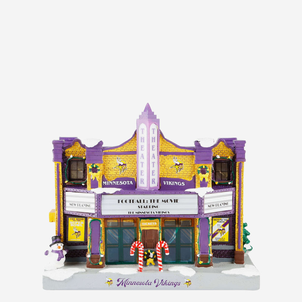 Minnesota Vikings Light Up Resin Team Theater FOCO - FOCO.com