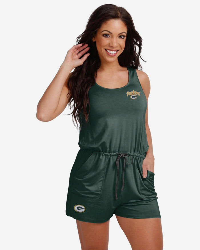Green Bay Packers Womens Game Ready Romper, Size: S Green Bay Packers Womens Game Ready Romper, Size: S