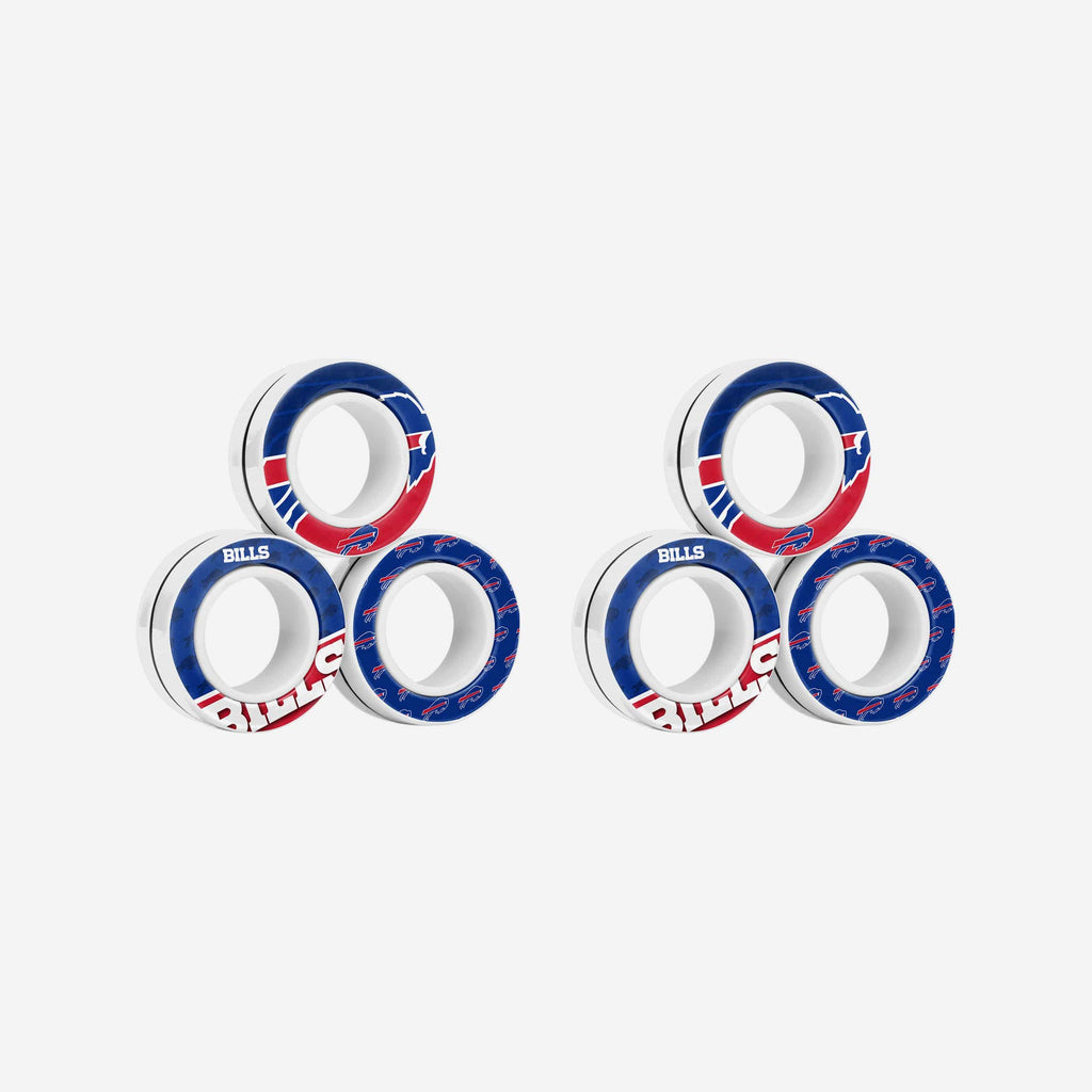 Buffalo Bills 6 Pack Magnetic Finger Rings FOCO - FOCO.com