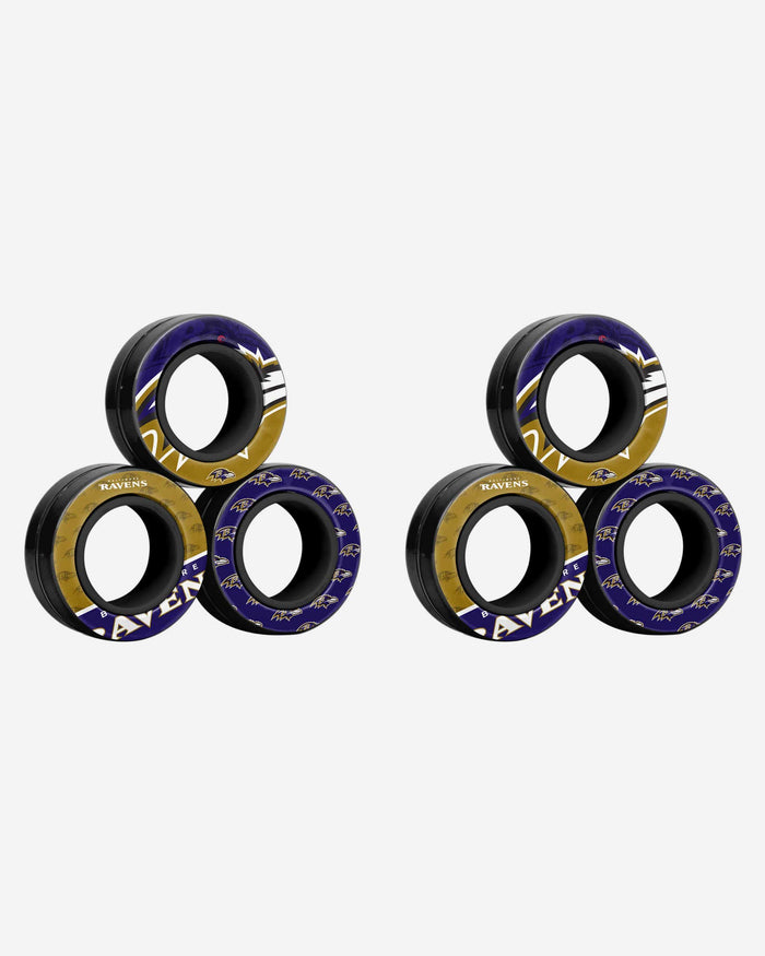 Baltimore Ravens 6 Pack Magnetic Finger Rings FOCO - FOCO.com