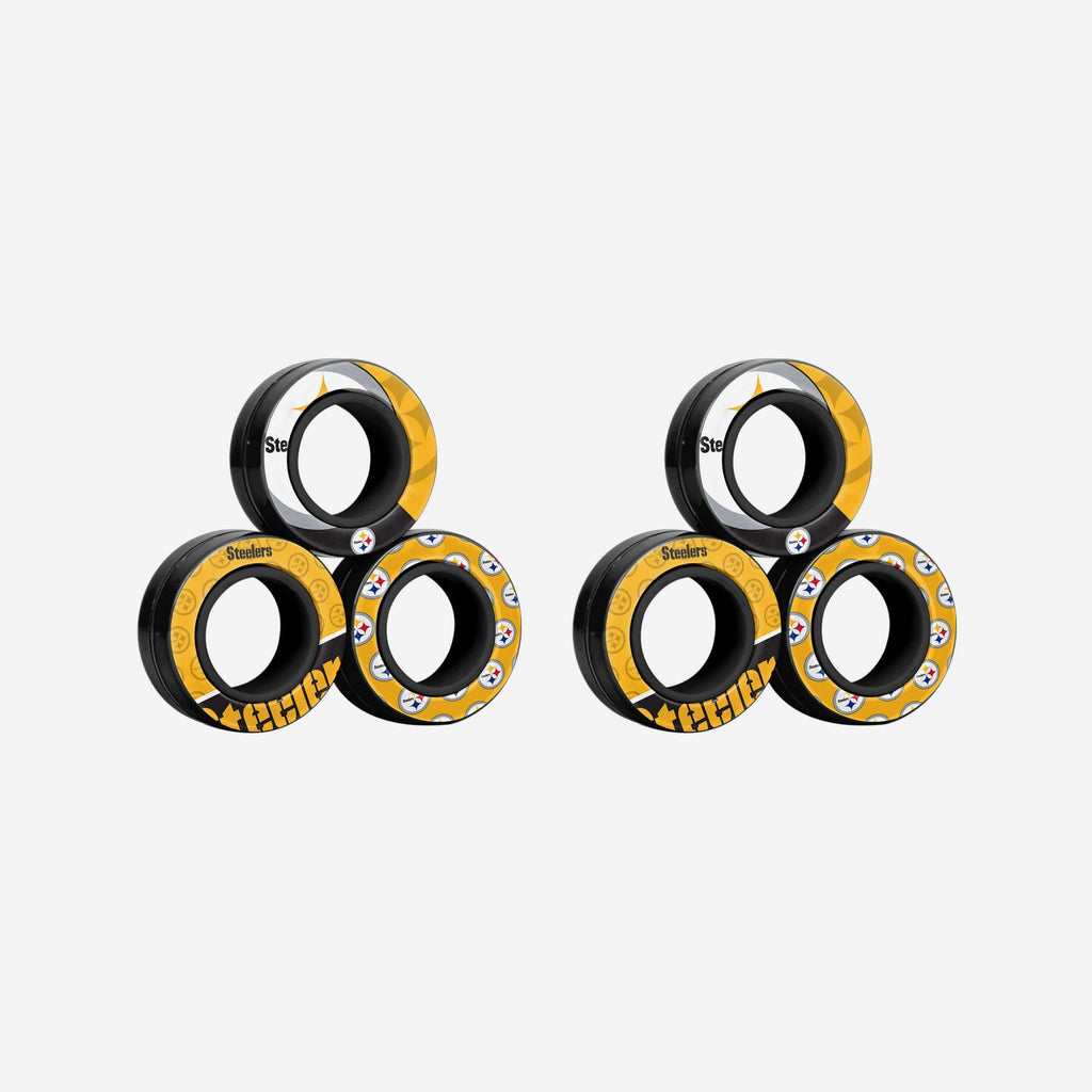 Pittsburgh Steelers 6 Pack Magnetic Finger Rings FOCO - FOCO.com