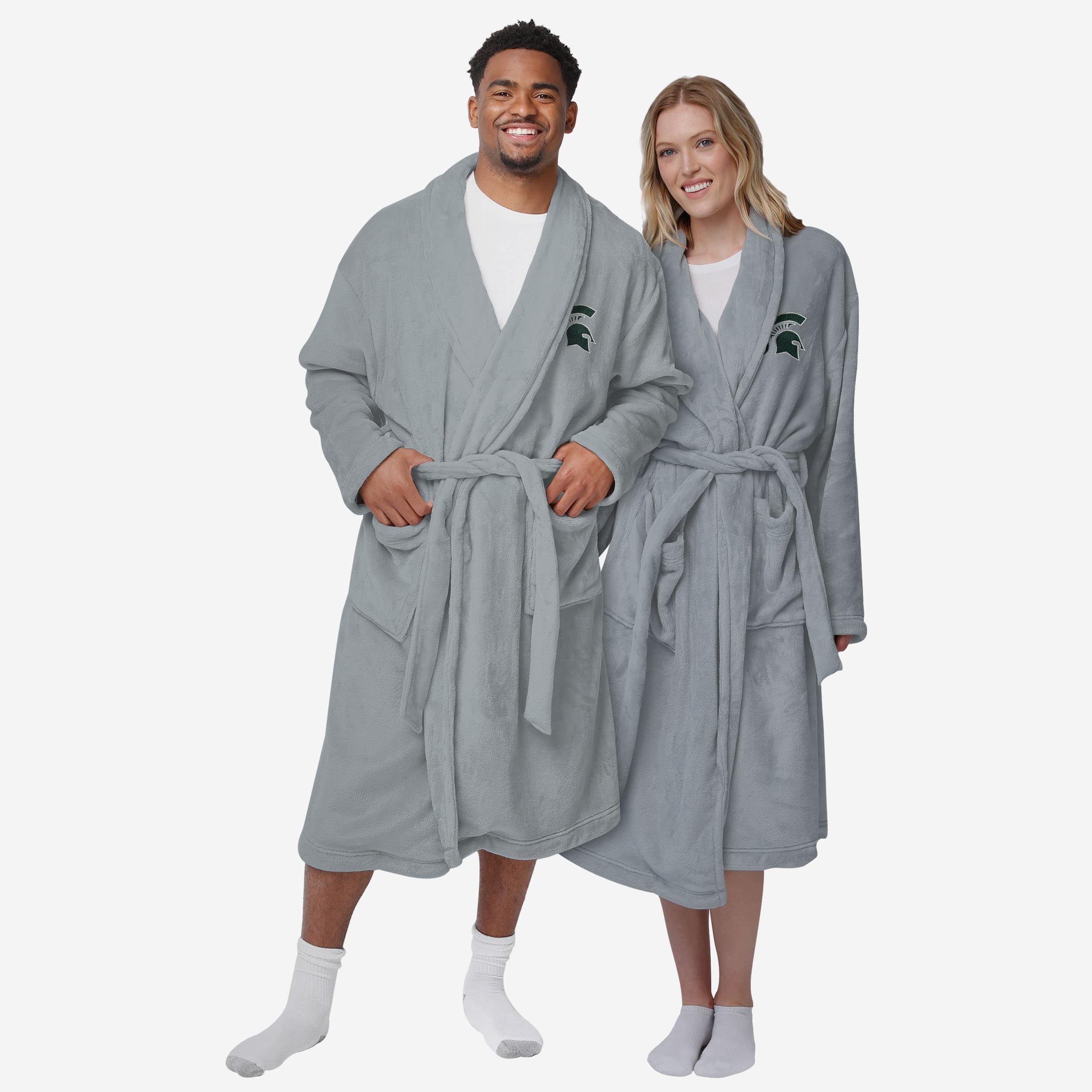 Michigan State Spartans Lazy Day Team Robe FOCO