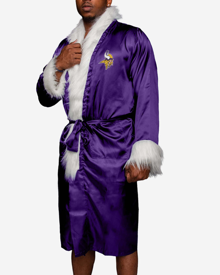 Minnesota Vikings Team Wrestling Robe FOCO - FOCO.com