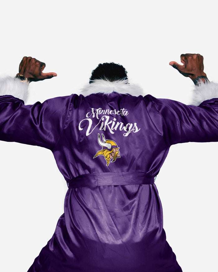 Minnesota Vikings Team Wrestling Robe FOCO - FOCO.com